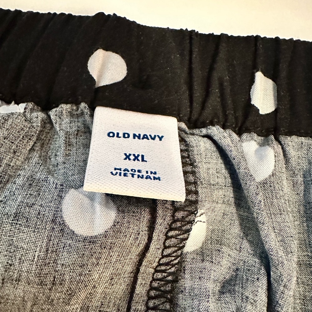 Old Navy Black and White Polka Dot Midi Skirt - Picture 4 of 5